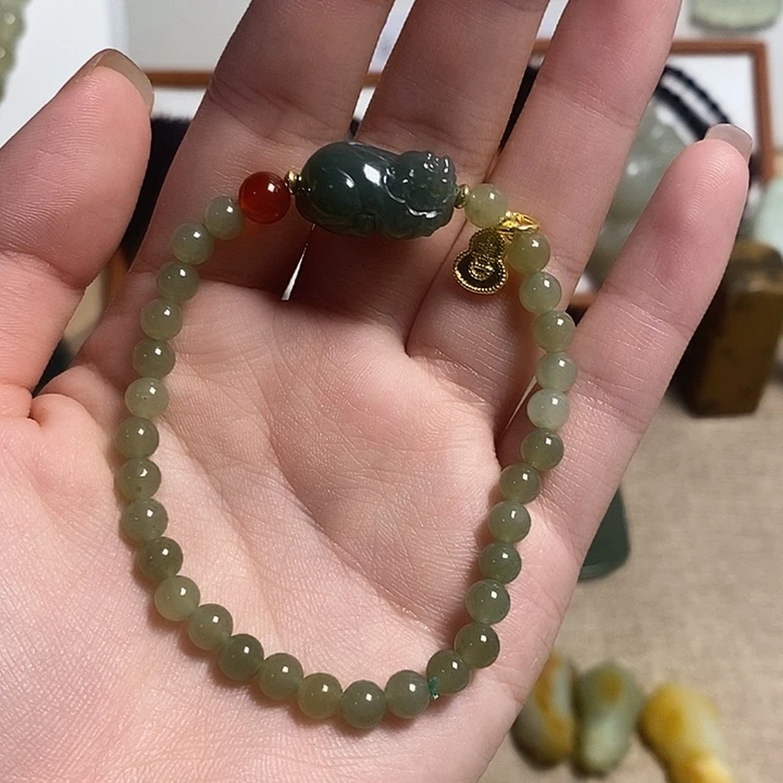 未镶嵌手链和田玉（糖玉）