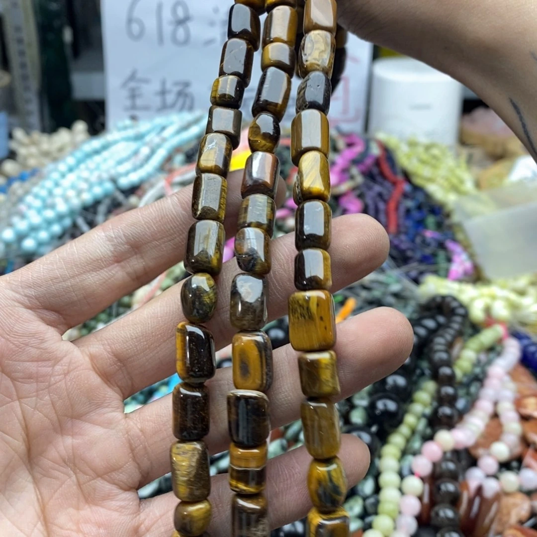 玛瑙/玉髓未镶嵌珠宝半成品一条虎石Q57