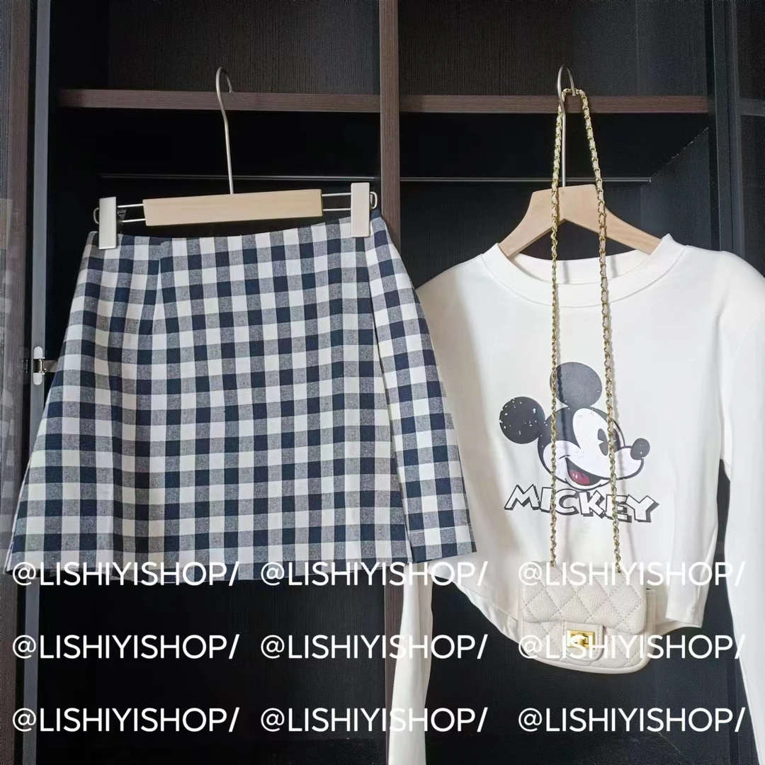 【李十一LISHIYI】韩系简约百搭学院风半身裙★ 9601