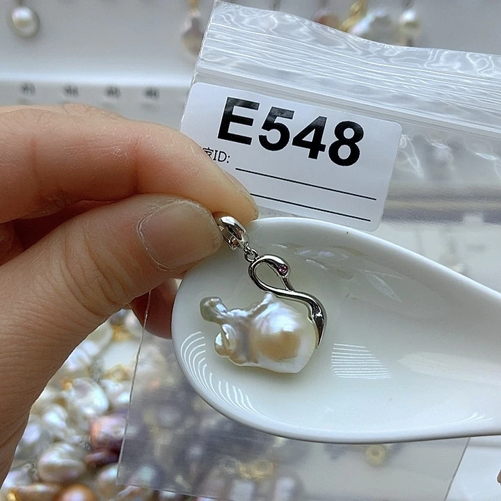 淡水珍珠颈饰银S925镶嵌