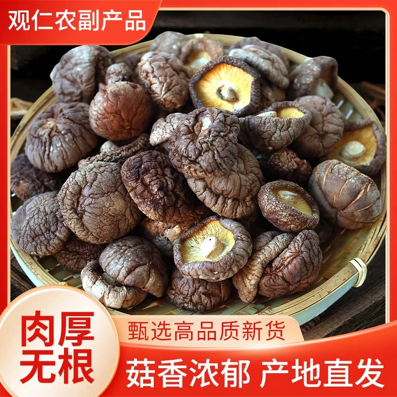 新香菇干货农家肉厚干香菇煲汤炖肉蘑菇食材香菇干香菇菌菇
