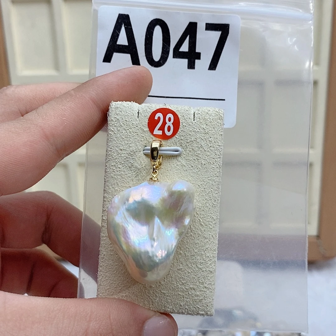 银S925镶嵌颈饰淡水珍珠