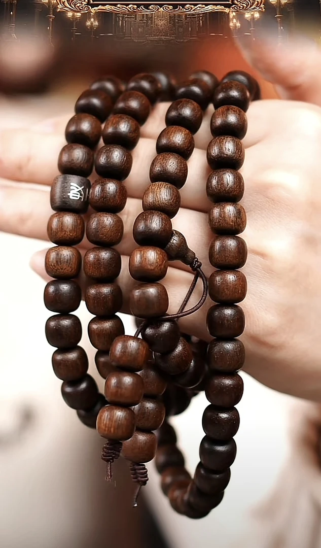 沉香 日本窖藏回流料伽罗沉香长串1.0