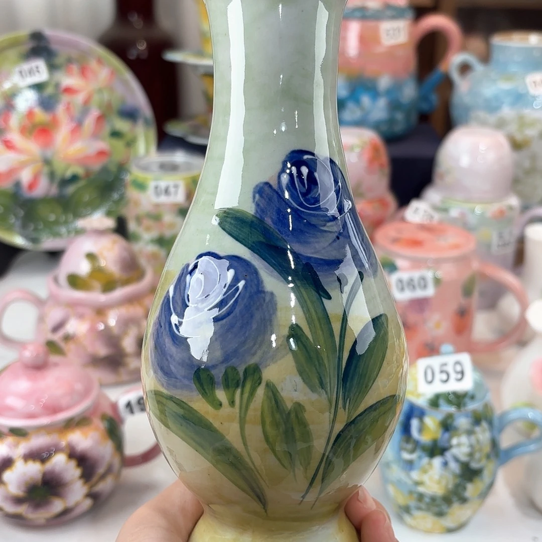 景德镇手绘高温釉下彩陶瓷茶具