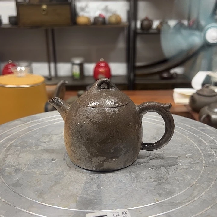 龙窑柴烧暇疵手工壶
