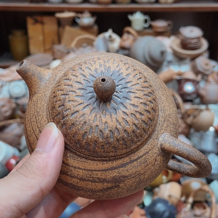 柴烧老岩泥高端茶器