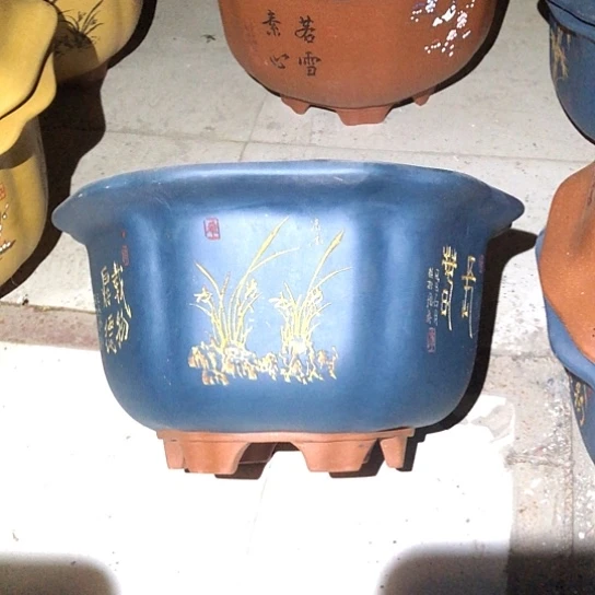 紫砂花盆宜兴紫砂厂家直销