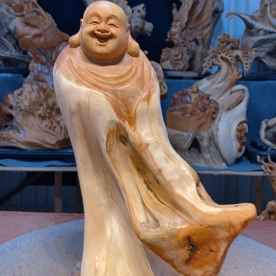 柏木（崖柏）根雕摆件