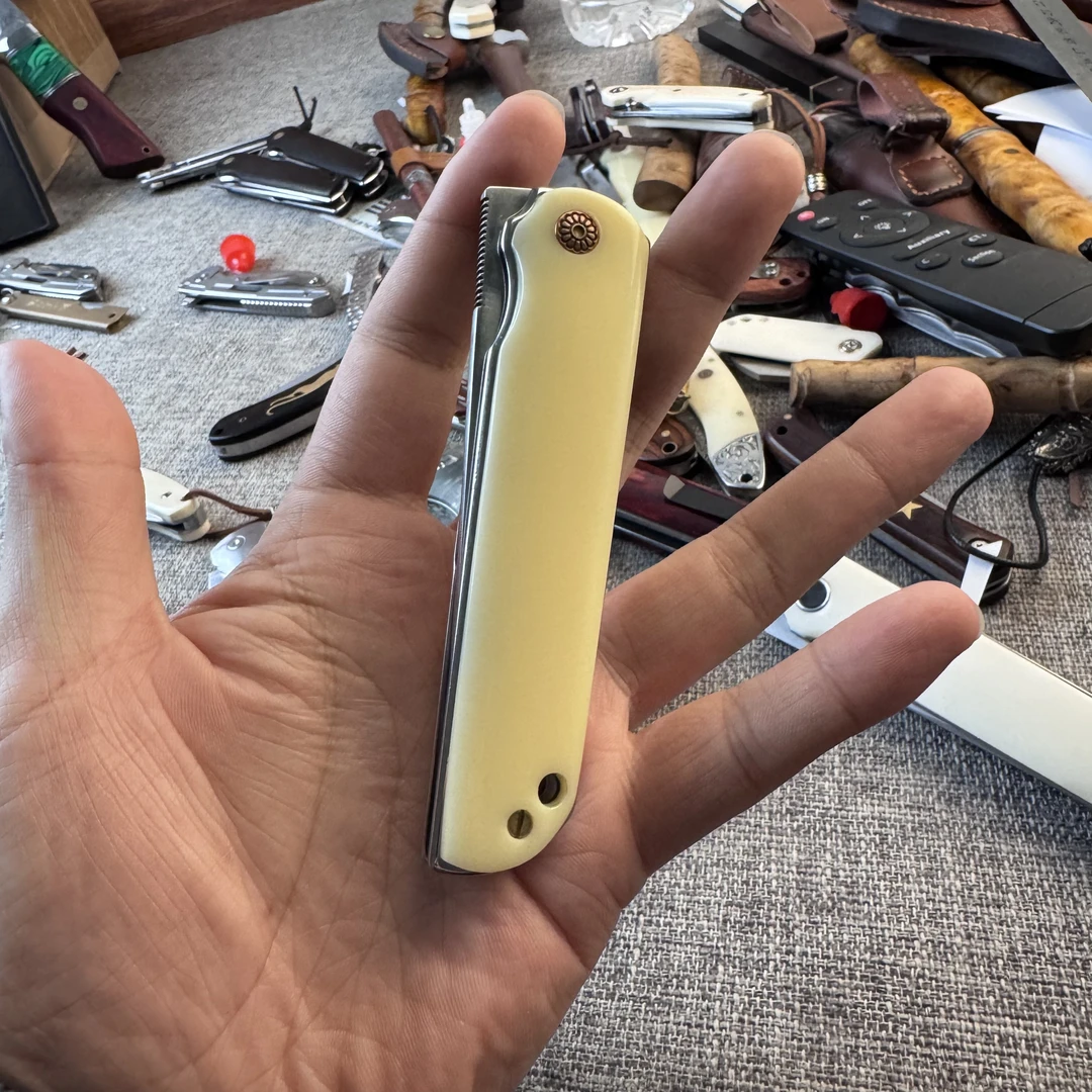 （收藏）定制skd-11三合钢烧刃多功能户外工具