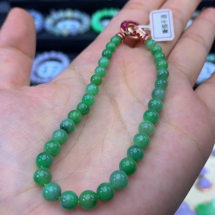 翡翠未镶嵌手链翡翠