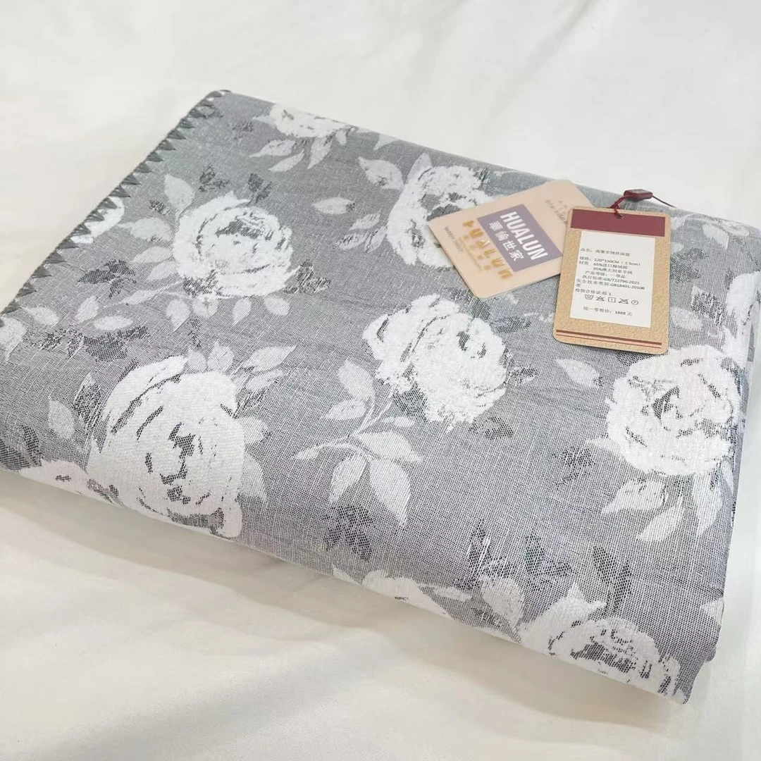 【花韵】120*150cm羊绒棉小尺寸被单人双面细纱可机洗被