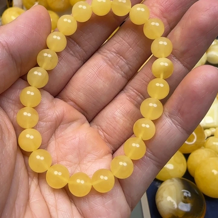 蜜蜡未镶嵌颈饰天然蜜蜡