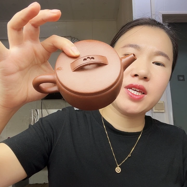 紫砂茶壶原矿半手工降坡汉瓦180cc