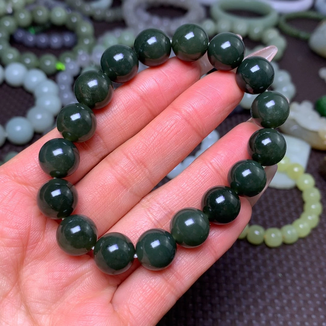 未镶嵌手串和田玉卡12