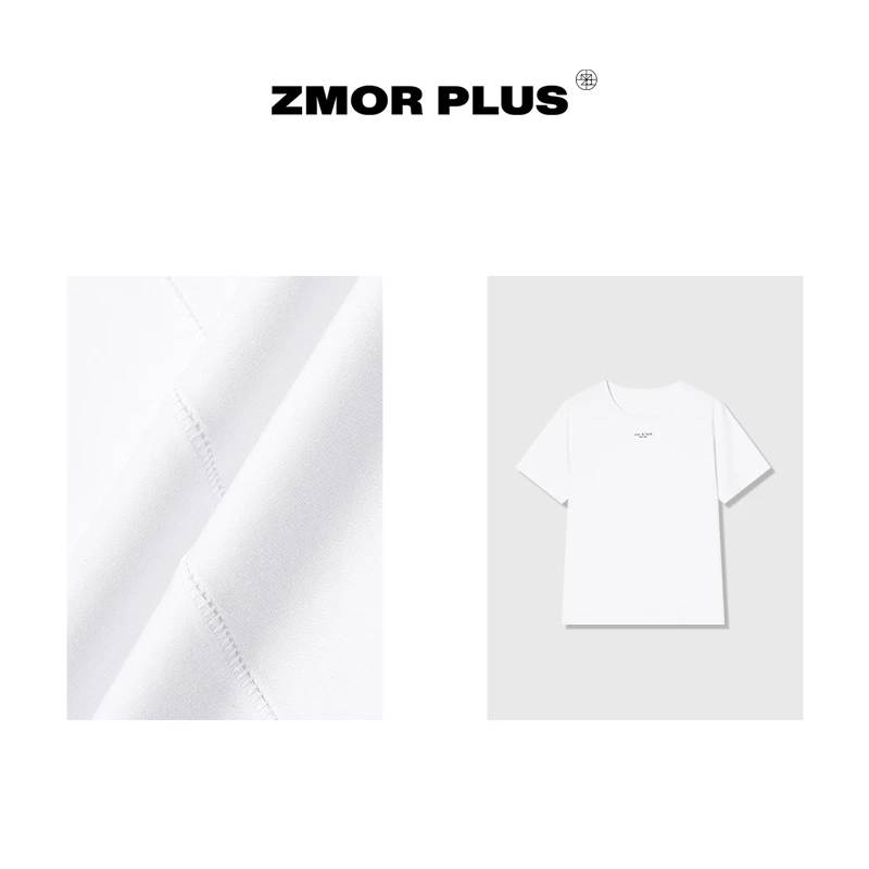 ZMOR+25新款莫代尔通勤印花短袖T恤P25BS201