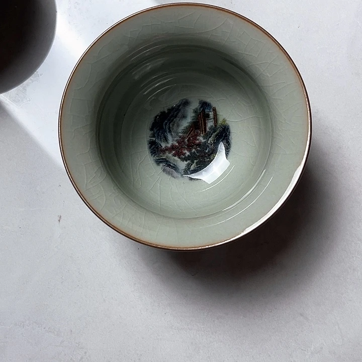 只此青绿压手杯jjj