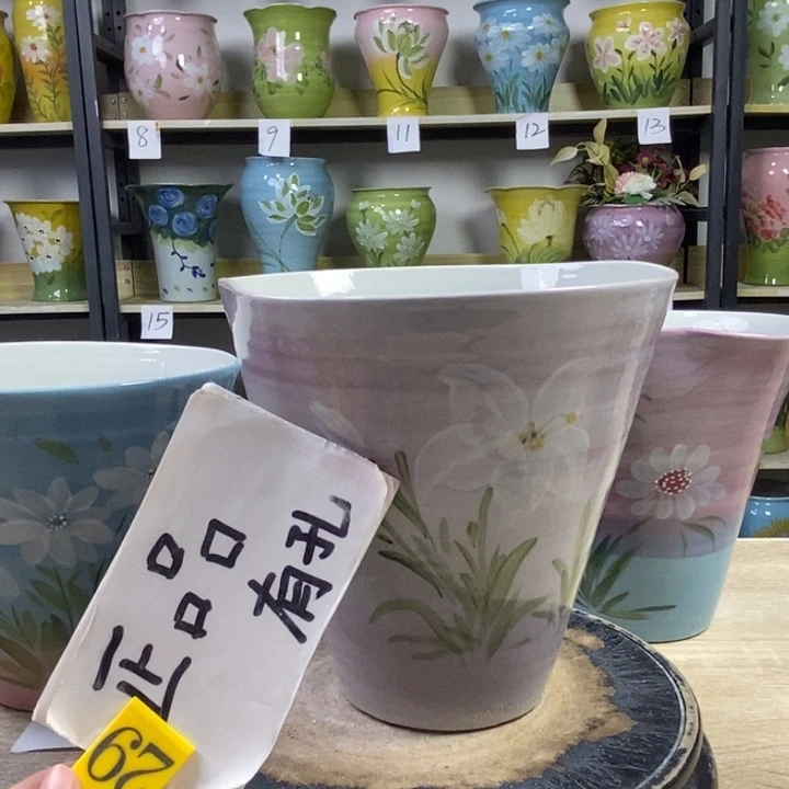 景德镇高温陶瓷花盆