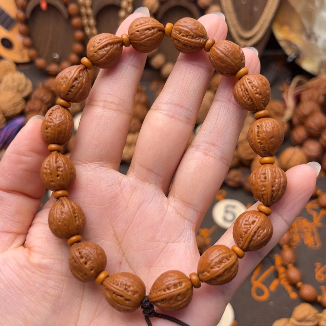 桃核吊坠老**哥小金豆