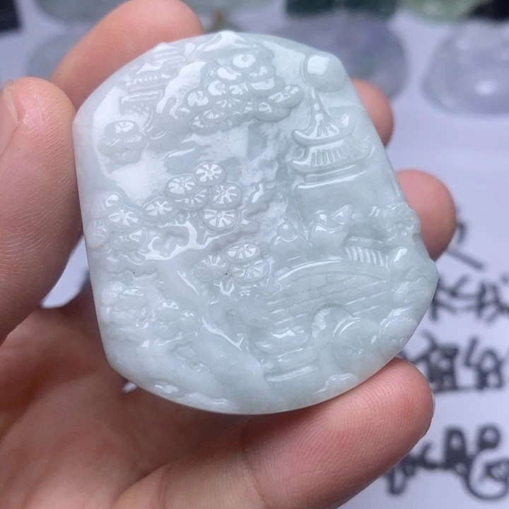 颈饰未镶嵌翡翠翡翠