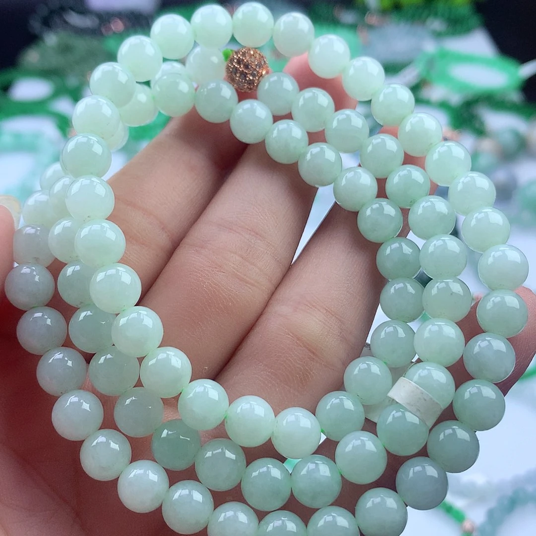 翡翠挂件未镶嵌项链