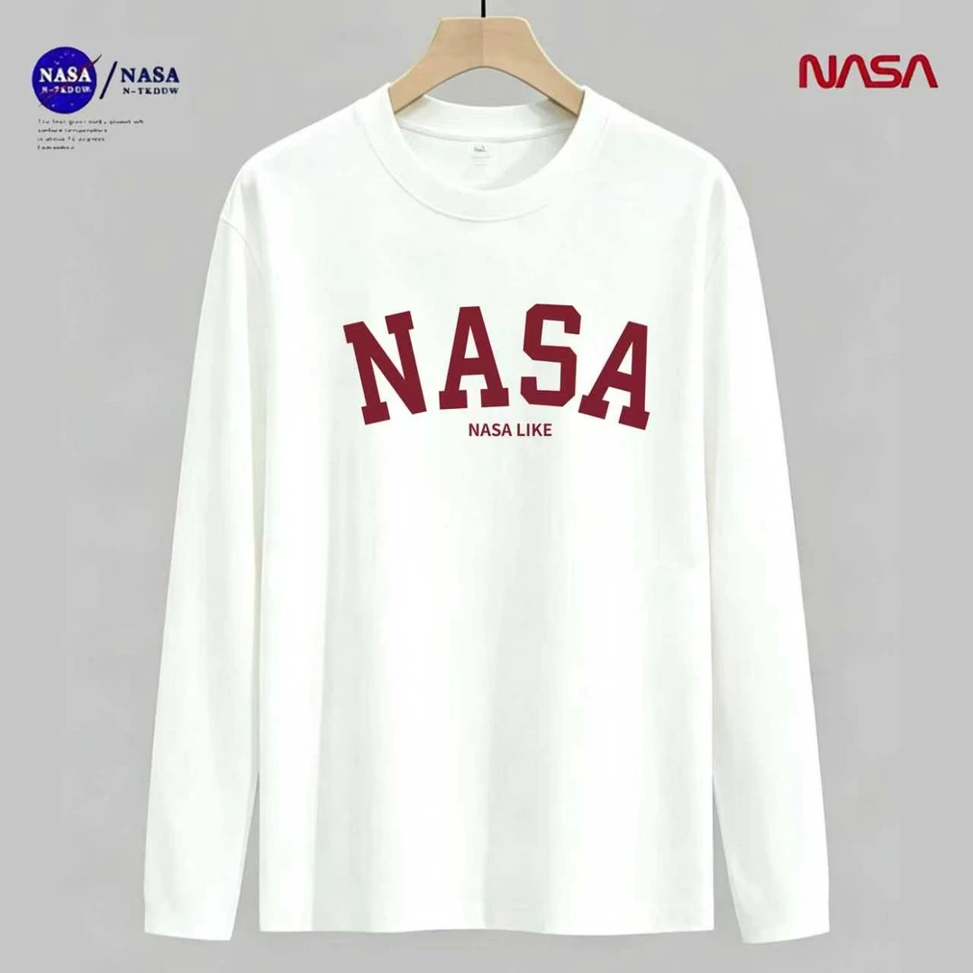 NASA联名秋衣微宽松秋冬时尚男女同款休闲百搭情侣长袖