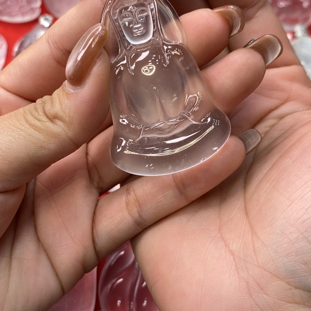 小***猫石英质玉未镶嵌吊坠