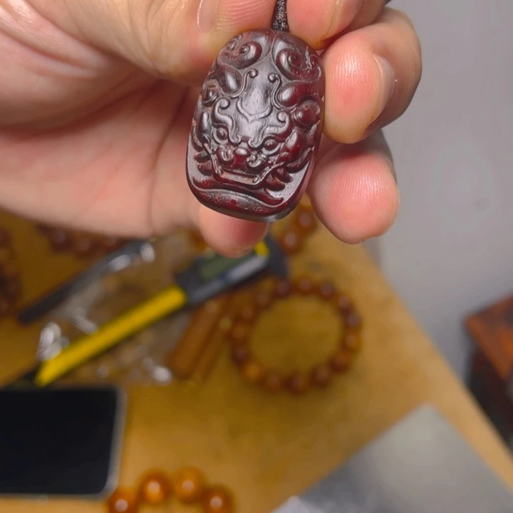 檀香紫檀（小叶紫檀）手串/手链印度小叶紫檀貔貅吊坠