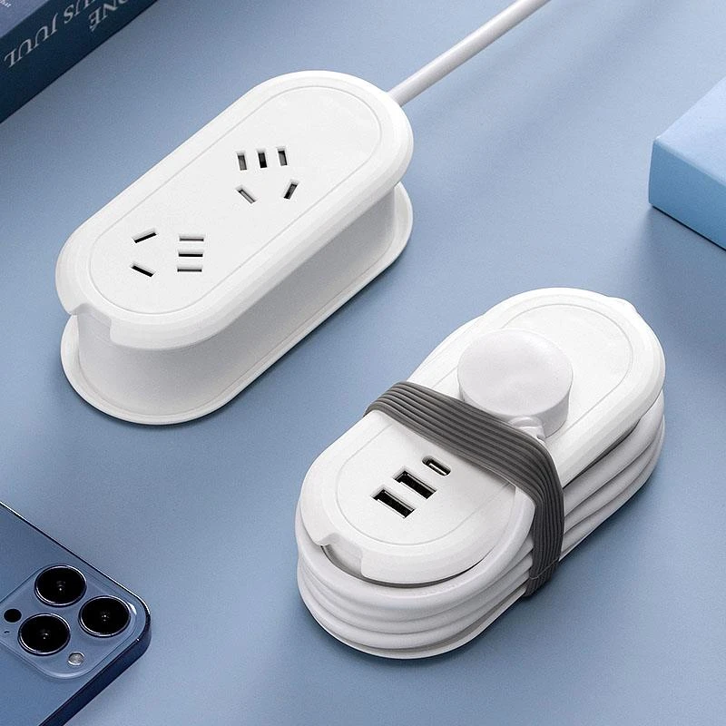 迷你小巧插排带usb插座家用旅行便携插线板多功能接线