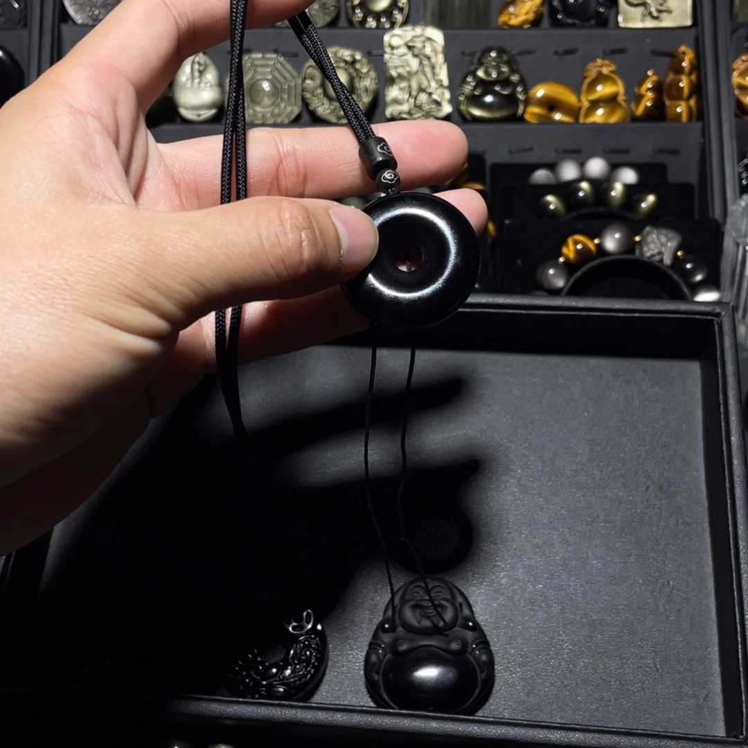 未镶嵌黑曜岩珠宝奇石一***年