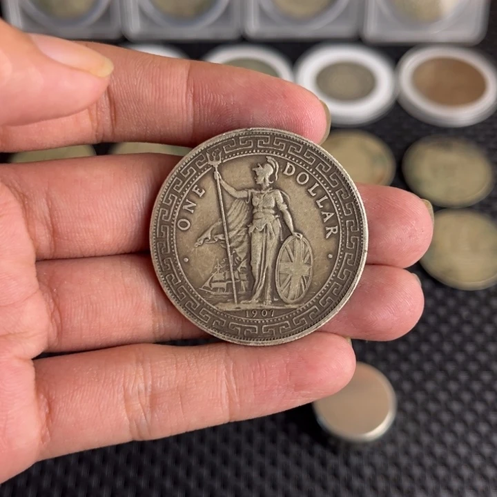 金属大头龙洋船洋工艺品