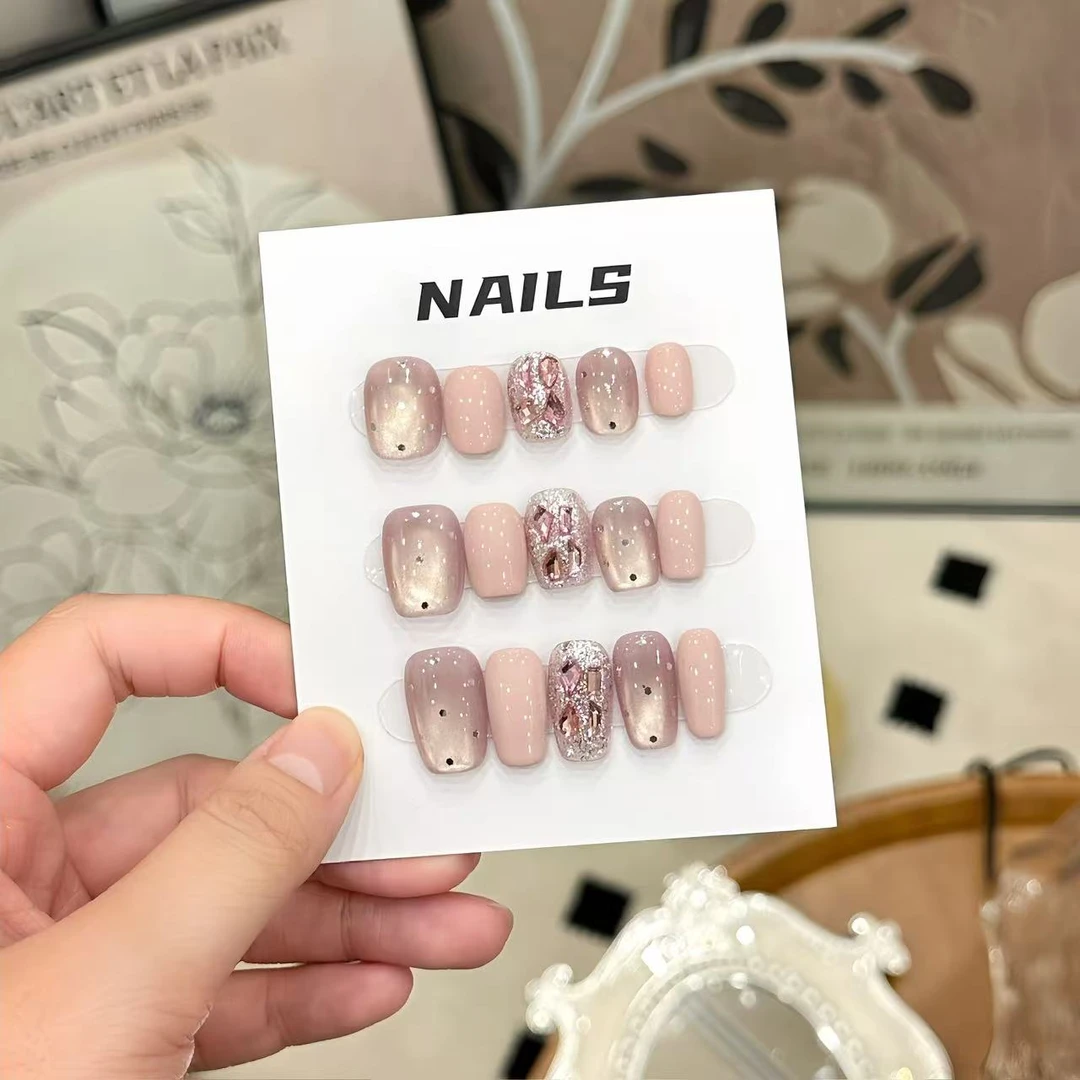 皮粉-Naier奈儿轻奢高定美甲10片装