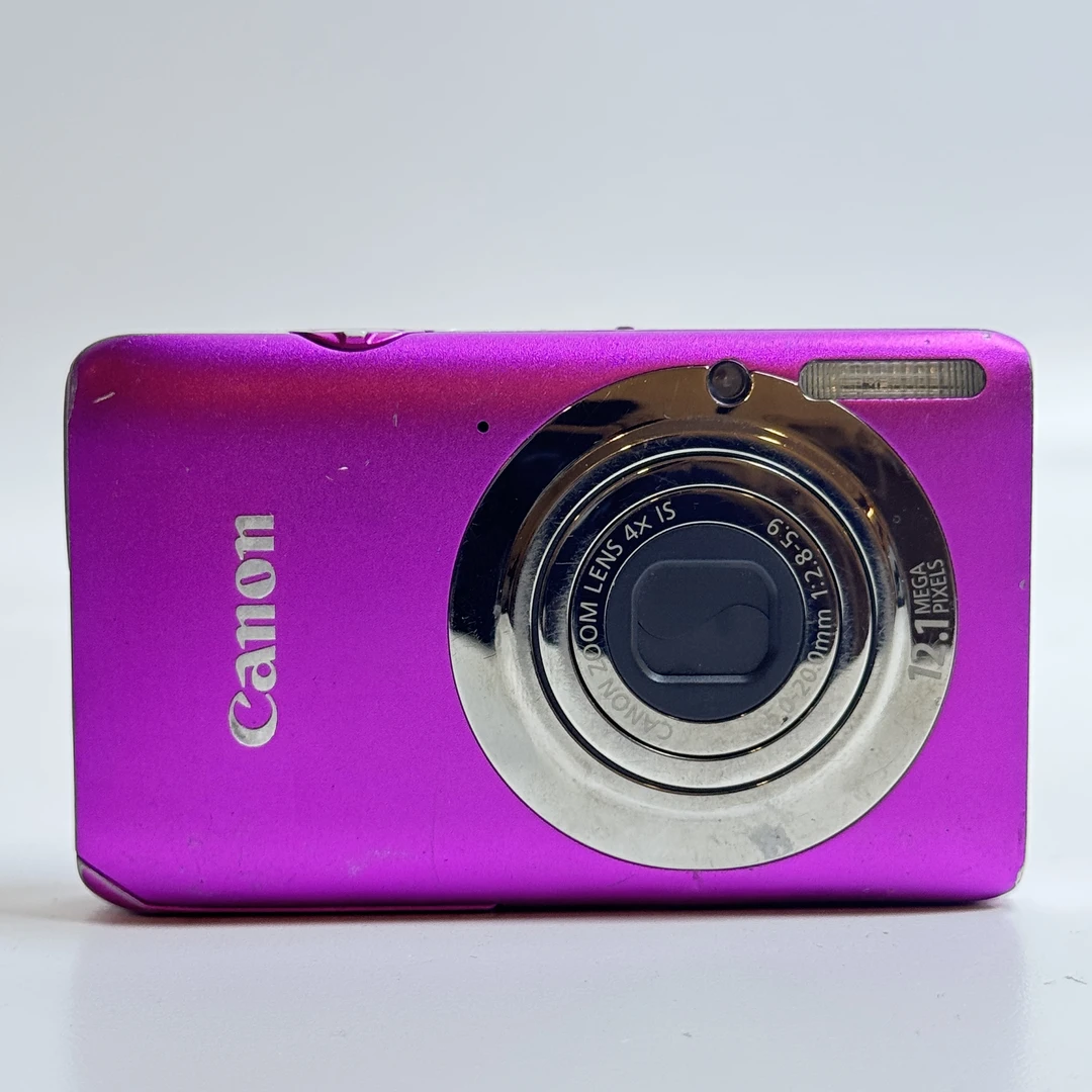 95新 Canon/佳能 IXUS115玫红色1210w像素4倍变焦