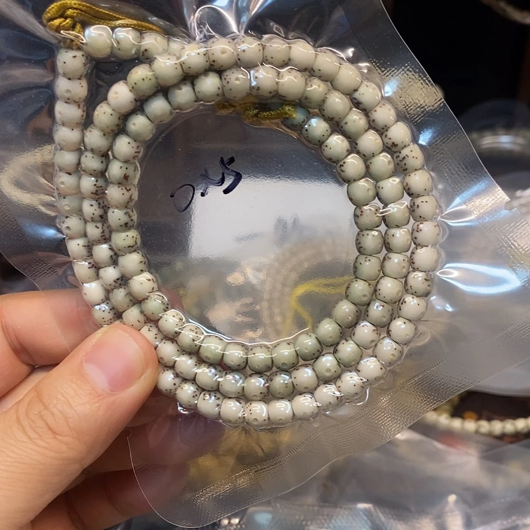 手串星月菩提65桶体留白，108