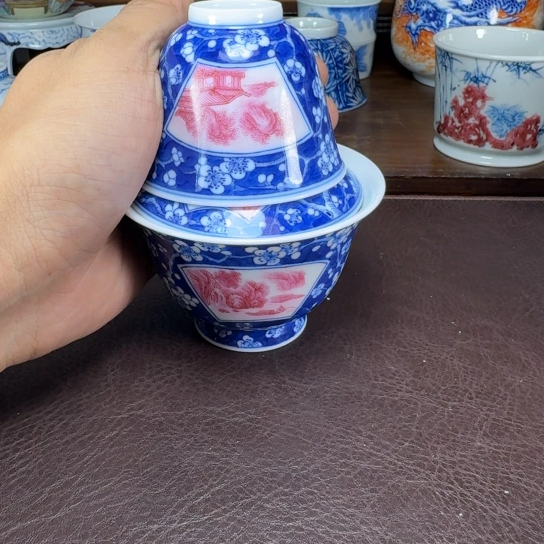 Y***n瓷片当代景德镇陶瓷手绘茶具
