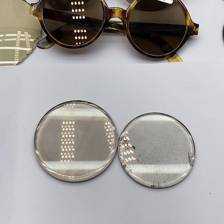 静***远天然水晶绿幽林镜片