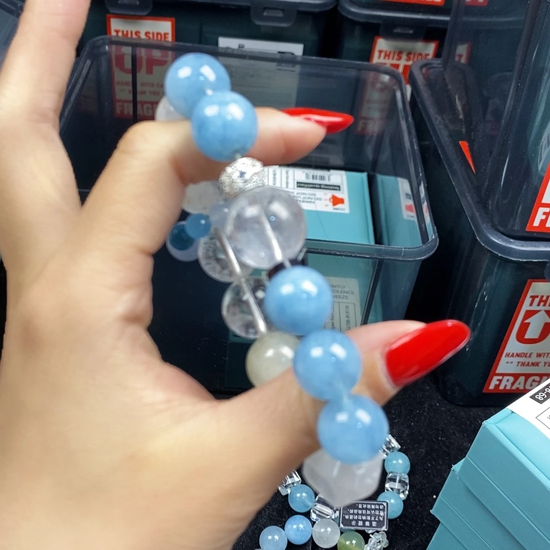 手链银S925镶嵌水晶