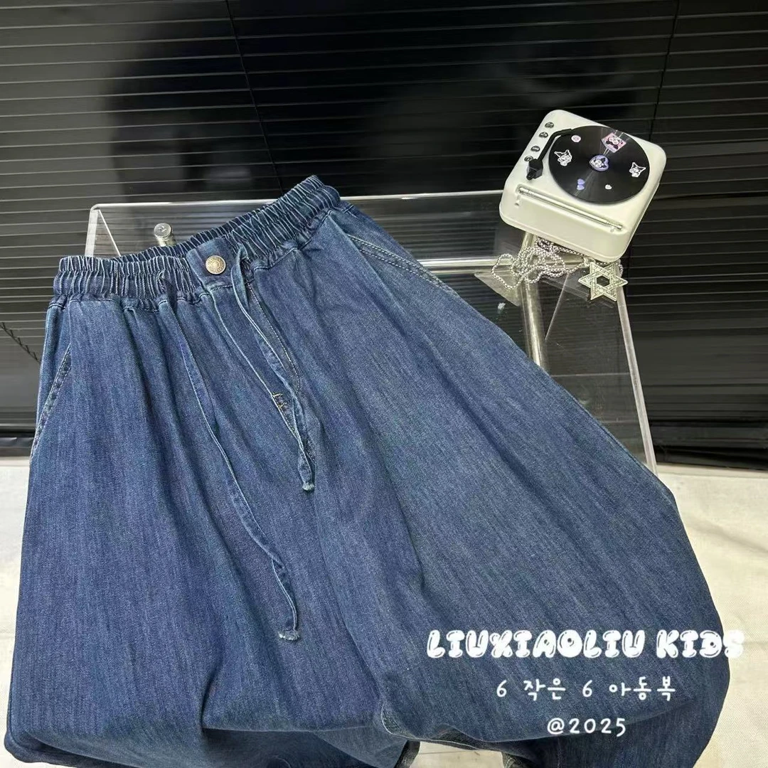 杭州六小六正版BY LIUXIAOLIU夏季儿童牛仔裤19938