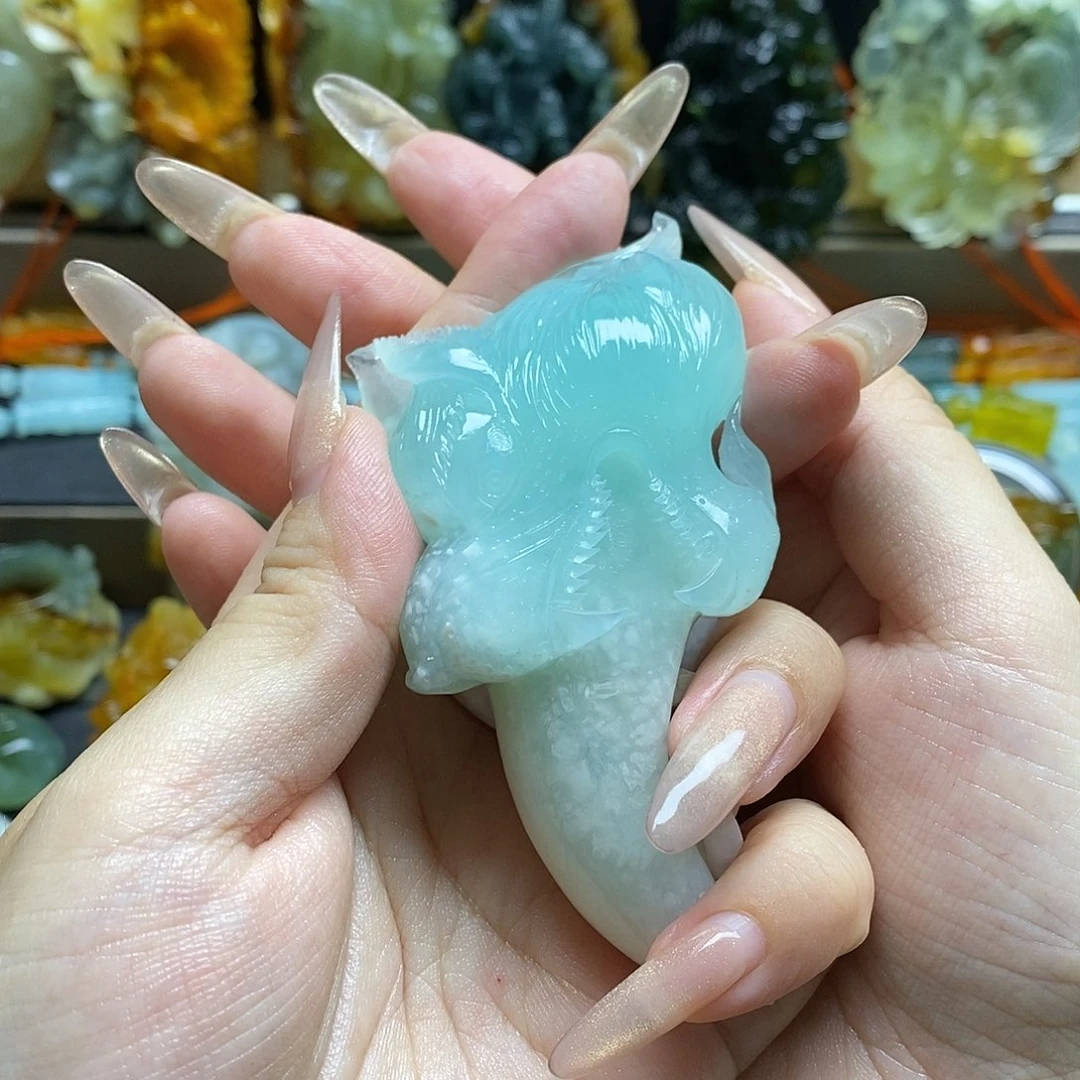 Ｋ***7蛇纹石玉未镶嵌颈饰