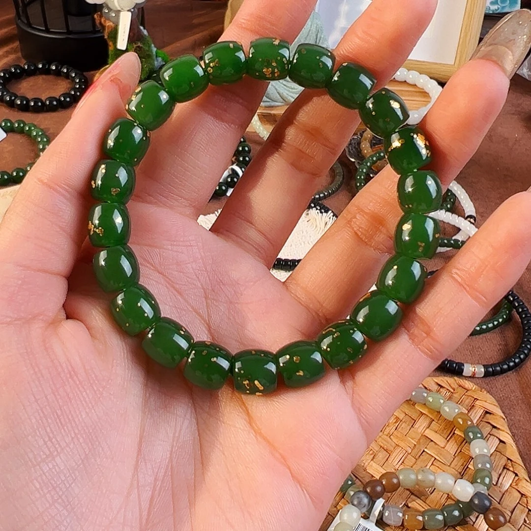 你***猜和田玉未镶嵌手串