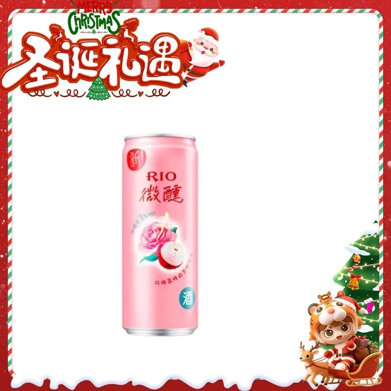 RIO锐澳 微醺玫瑰荔枝味鸡尾酒 330ml/罐