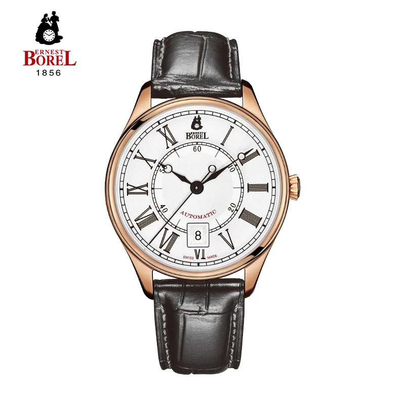 瑞士Ernest Borel依波路复古系列皮带款高档腕表