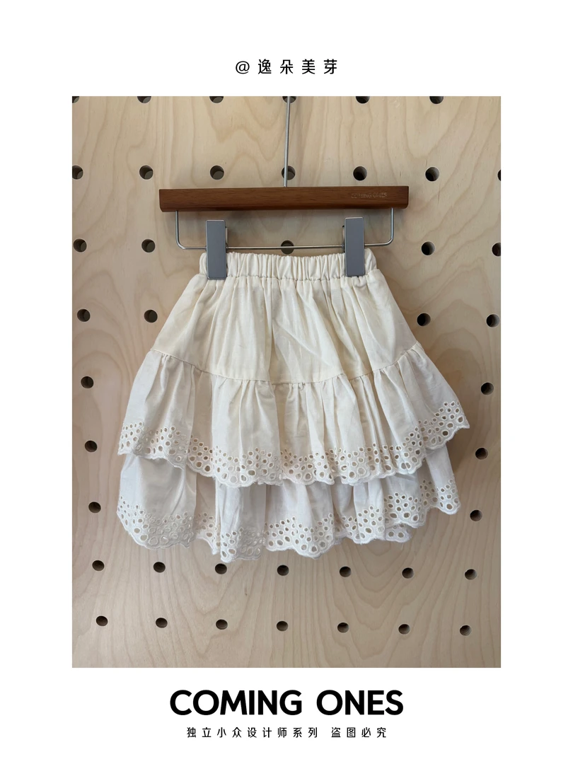 逸朵美芽COMING ONES 女童夏季杏色短裙 in8287