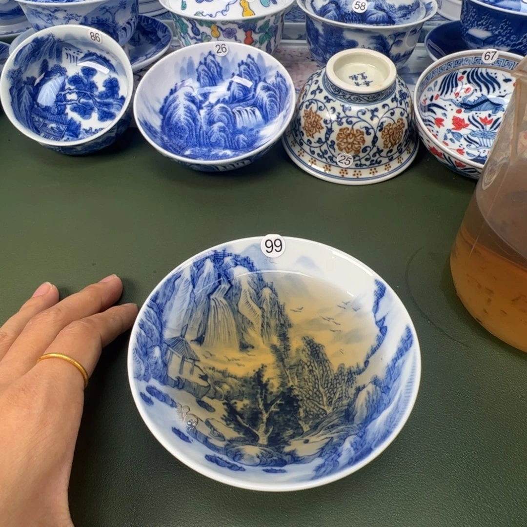 景德镇纯手工纯手绘茶具木木99