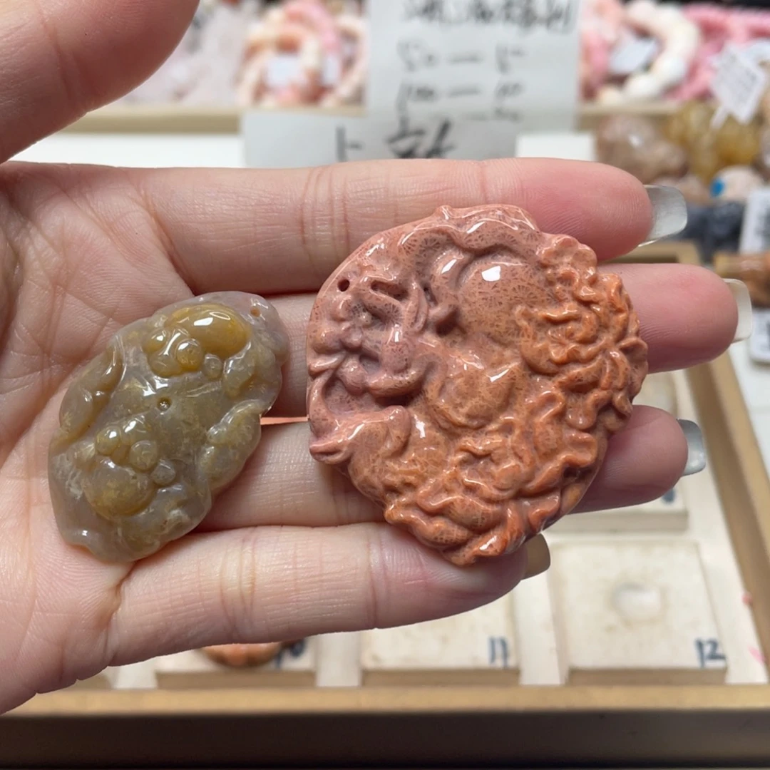 未镶嵌手链硅化玉红*791