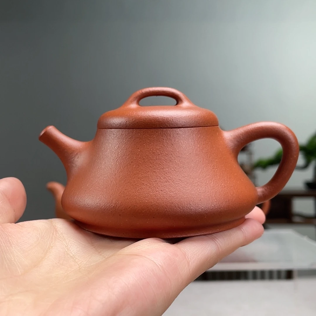 【闪购商品】茶壶紫砂红降坡勇瓢容量120cc