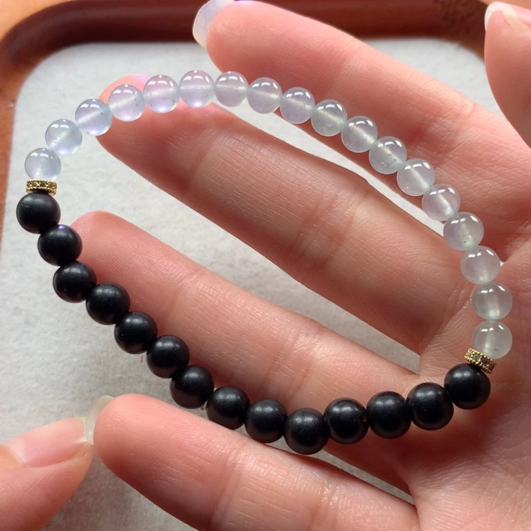 翡翠未镶嵌手链5mm