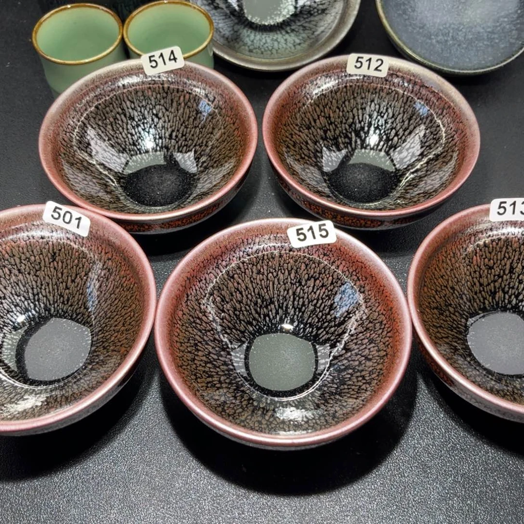 用***5茶盏95 建盏单盏放大漏…………