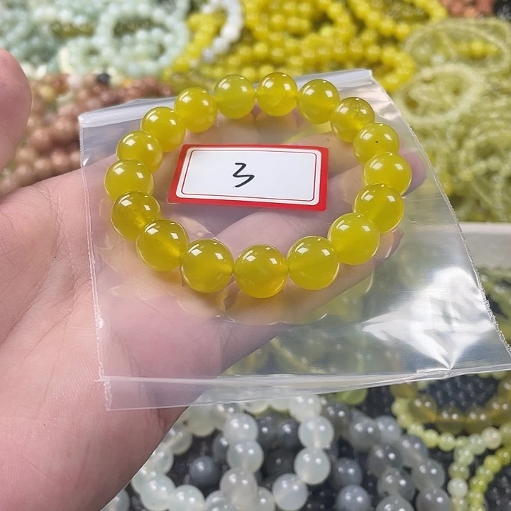 蛇纹石玉未镶嵌手链