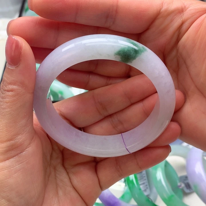 翡翠手镯未镶嵌天然缅甸A货翡翠