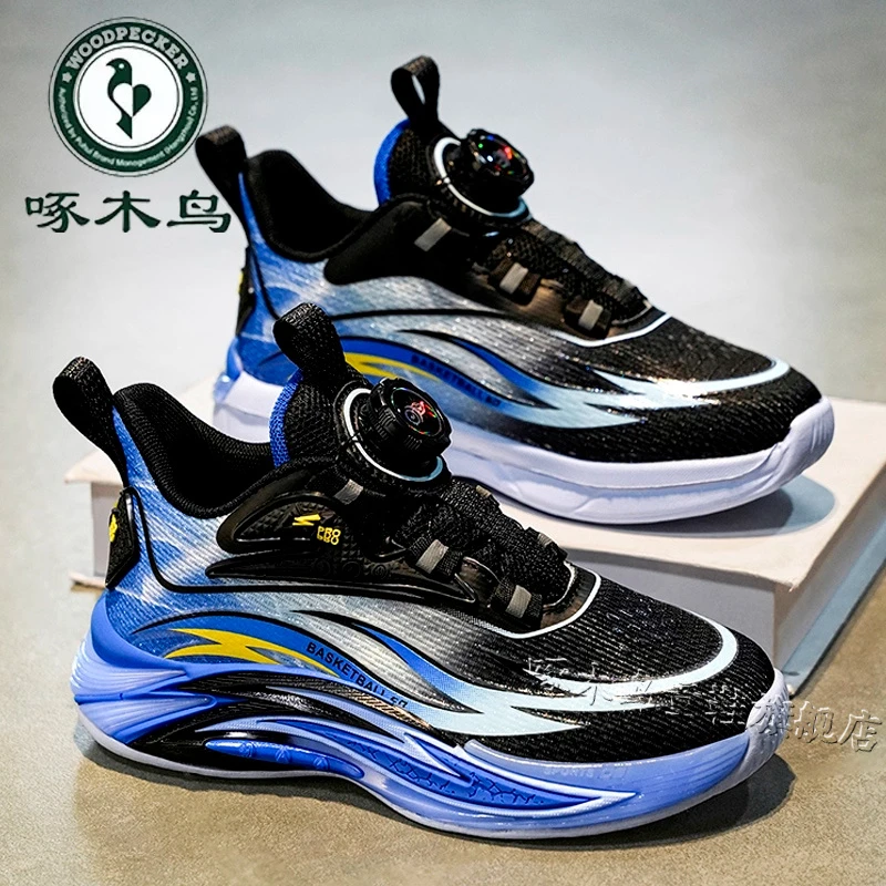 36l°断码儿童运动鞋男童鞋新款秋季跑步老爹透气网面中大童